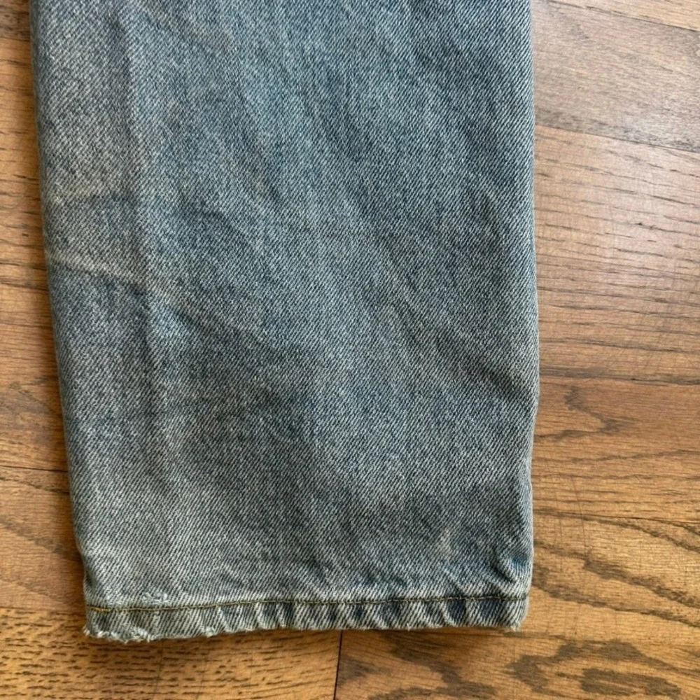 Lee Jeans Vintage High Waist Denim‎ Distressed Light Wash Kids (Size 12)